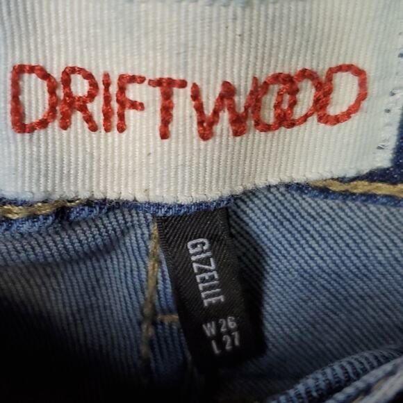 Driftwood SZ 26 Gizelle Women's Distressed Denim Jeans - Picture 7 of 7